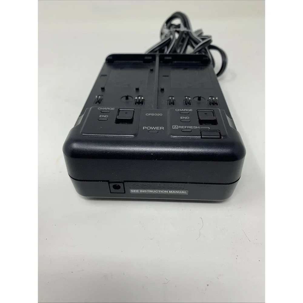 Thomson Electronics Dual Camcorder Adapter Battery Charger CPS 020 DC 8.5V 1.6A